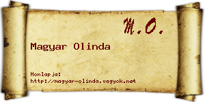 Magyar Olinda névjegykártya